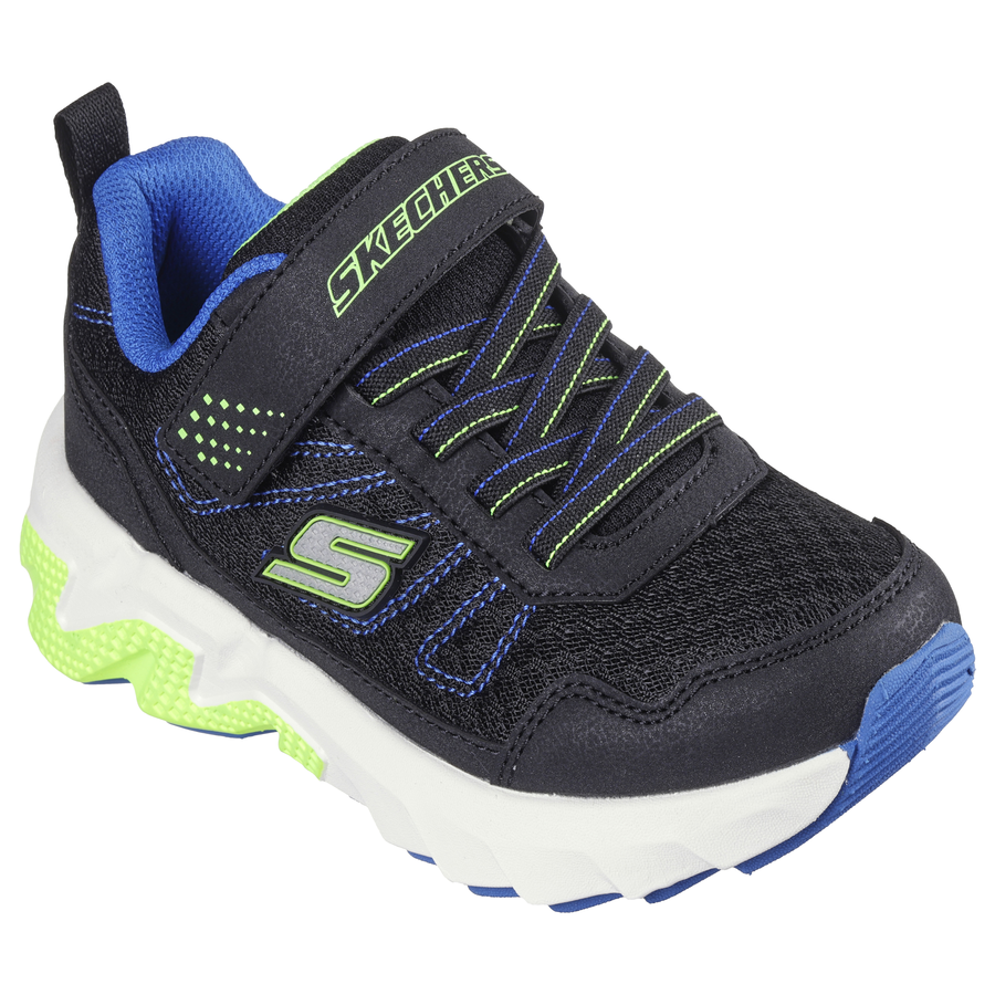 Skechers black velcro shoes sales