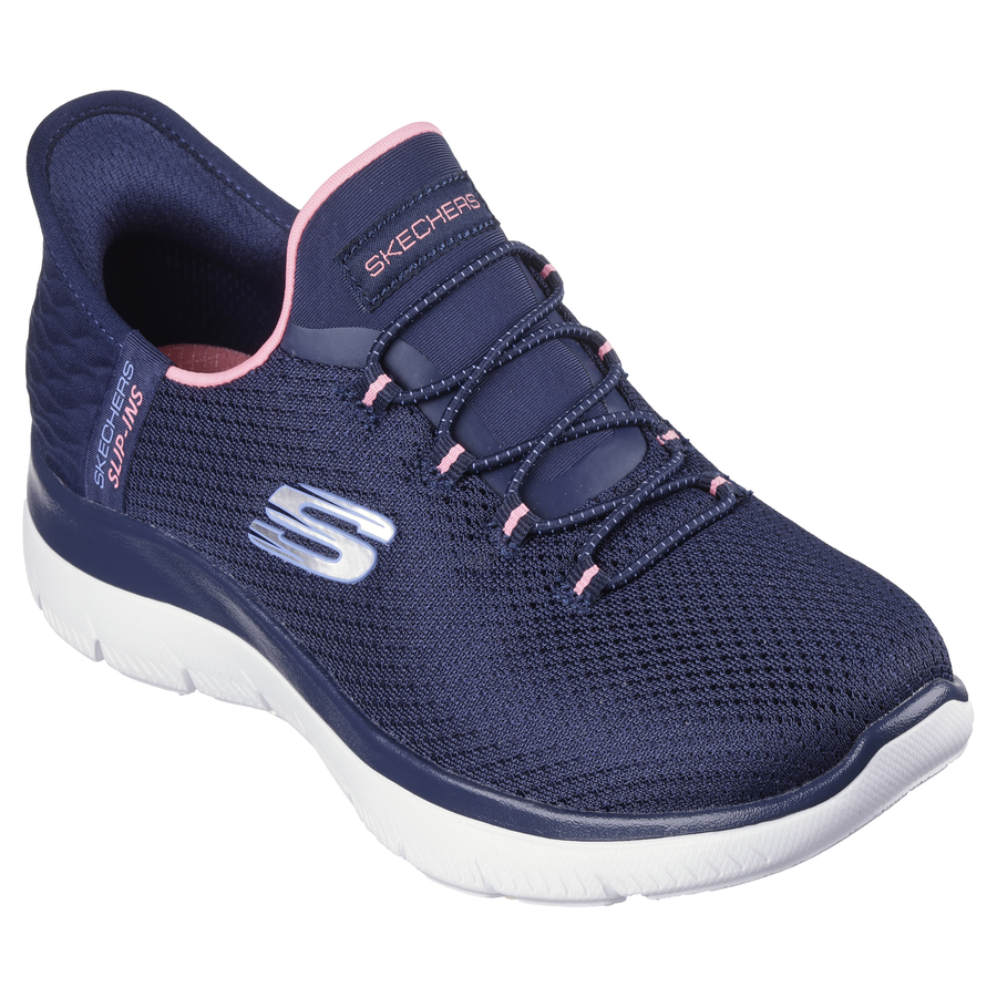 Sketchers ladies slip on trainers sales