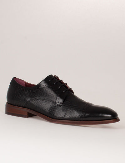 Escape Mens Black Laced Dress Shoe OKAWANGO – SM Shoes