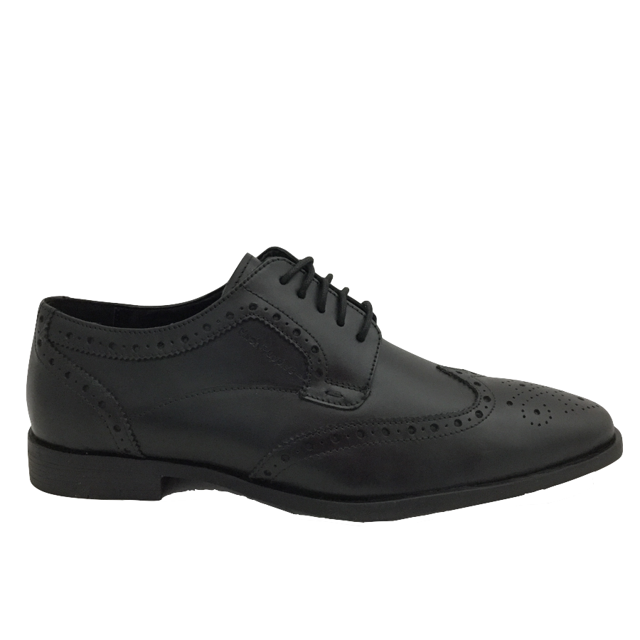 Chaussures Derby Homme Hush Puppies Elliot Brogue - Cuir, Bout Pointu, Lacets - Neuf En Boîte