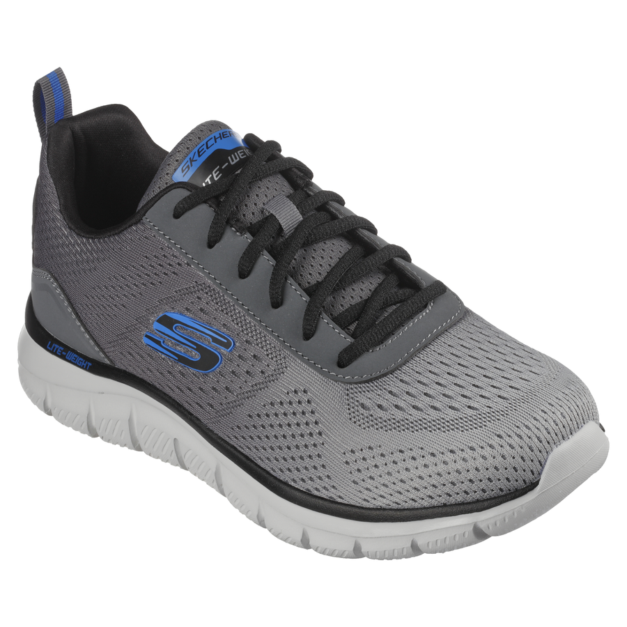 Skechers Mens Charcoal/Grey Memory Foam Trainer – SM Shoes